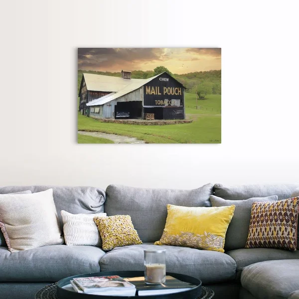 Mail Pouch Barn - Canvas Wall Art, 48x32, Great Big Canvas