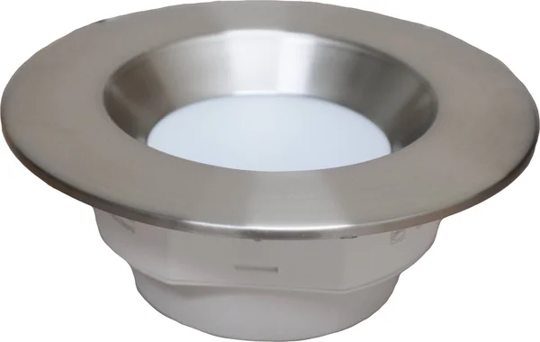 Multi Pack 5/6 inch Brushed Nickel Smooth Trim LED Recessed Downlight Retrofit - Choose Color Temp - Size: 5 Pack, Silver