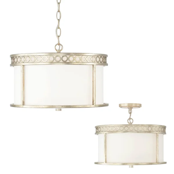 Capital Lighting 243141WG Isabella 4 Light Semi-Flush - Winter Gold