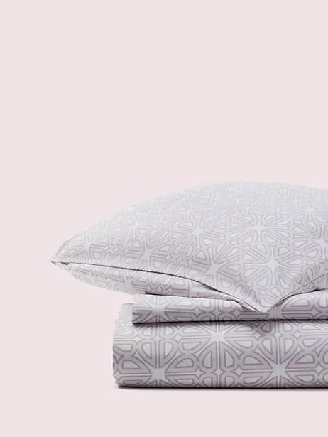 Kate Spade New York Breeze Blocks Comforter Set - Twin XLong, Lavender