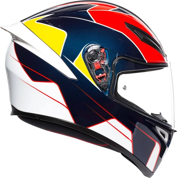 AGV K1 Pitlane Motorcycle Helmet (Blue|Red|Yellow)