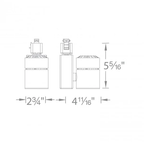 WAC Lighting - H-1023N-927-BN Exterminator II LED Track Head