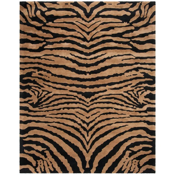 Safavieh Soho Rug SOH434E Black - Brown, 5& x 8&