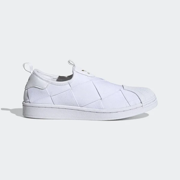 Adidas Women's Originals Superstar Slip-On Shoes, White
