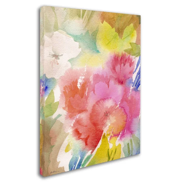 Trademark Global Sheila Golden 'Sonoma Garden' Canvas Art