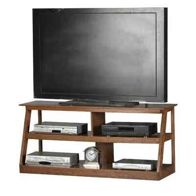 Pilar Solid Wood TV Stand for TVs Up to 48x22 Alcott Hill Color: Sassy Olive Oak
