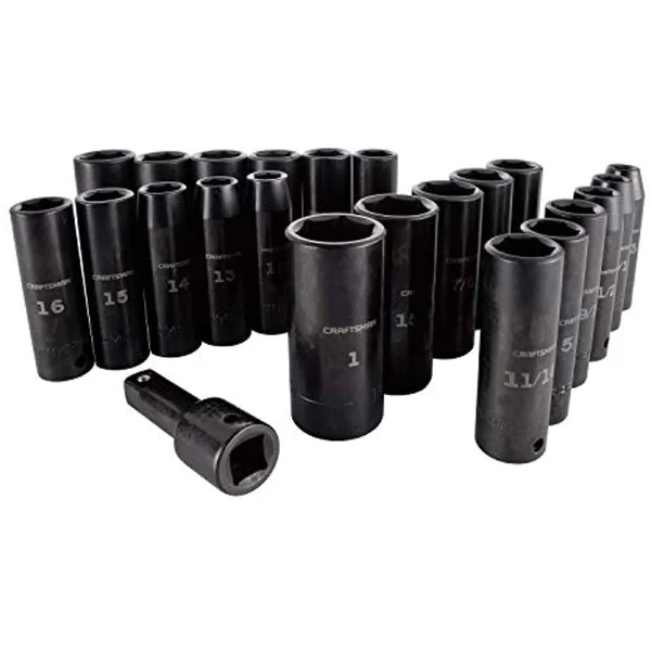 Craftsman Deep Impact Socket Set, 23 Piece