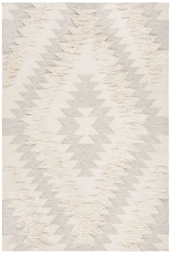 Safavieh Kenya KNY451F 9&0x22 x 12&0x22 Grey, Ivory Area Rug