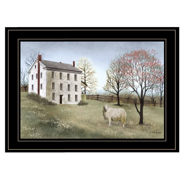 Spring at White House Farm by Billy Jacobs, Ready to Hang Framed Print, Black Frame