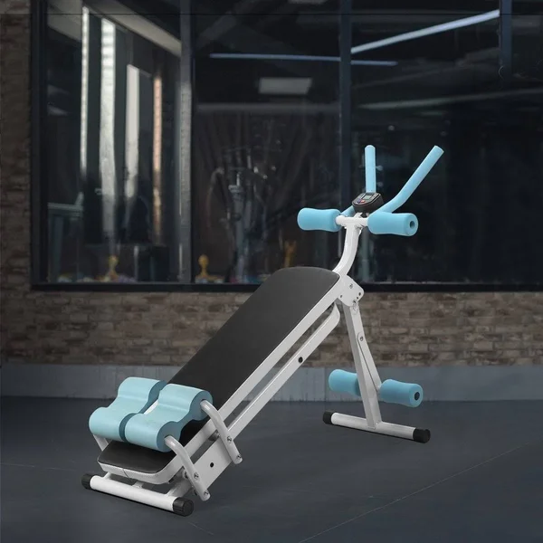 Zenova Abdominal Crunch Coaster Fitness Height Adjustable - Red/Black