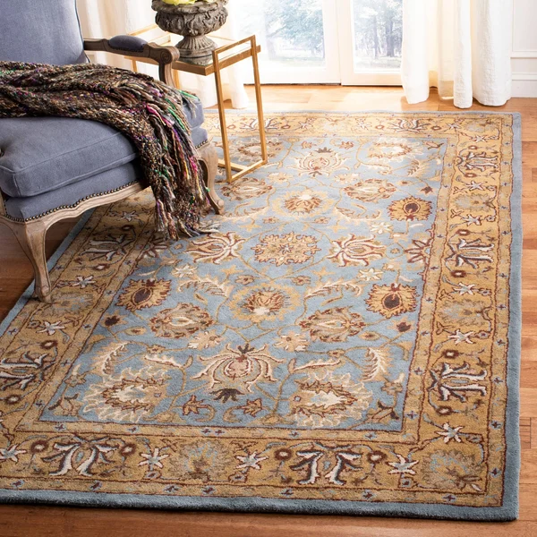Safavieh Heritage Blue & Gold Area Rug; 5& x 8&