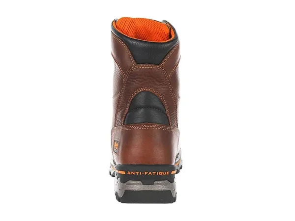Timberland Pro Men's 8 in. Boondock Soft Toe Waterproof Insulated Work Boot, Brown