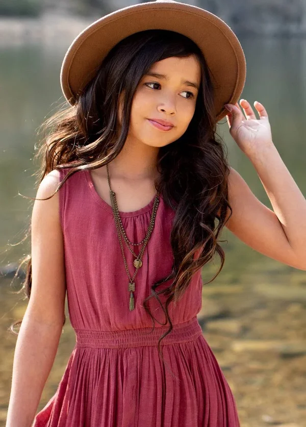 *New* Gemma Maxi Dress in Mesa Rose