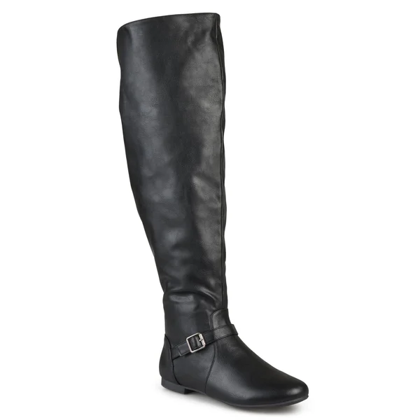 Journee Collection Women's Wide Calf Loft Boot - Black