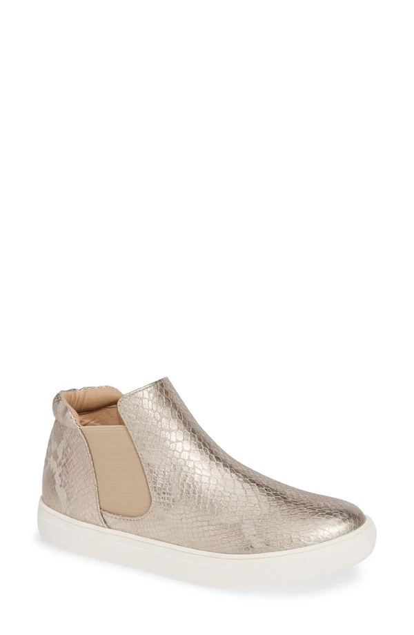 Matisse Women's Harlan Sneaker Rose Gold Snake, 6