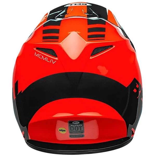 Bell MX-9 Dash MIPS Helmet Large White/Blue