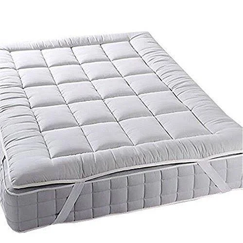 Royal Plush Mattress Topper Queen 2 Inches Hypoallergenic Overfilled Down Alternative Anchor Bands