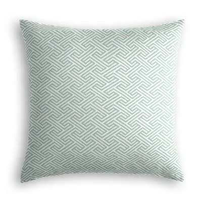 Square Pillow Cover & Insert Loom Decor Teal 22x22 x 22x22