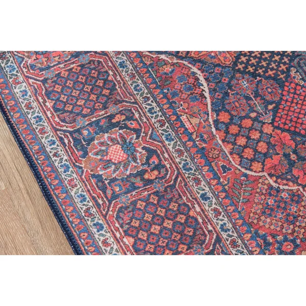 Momeni Afshar Area Rug, Navy, 5& x 7&6x22