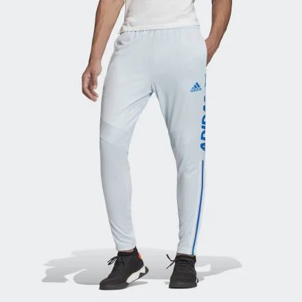 Adidas Men's Tiro 19 Wordmark Training Pants - Size: Medium, Blue
