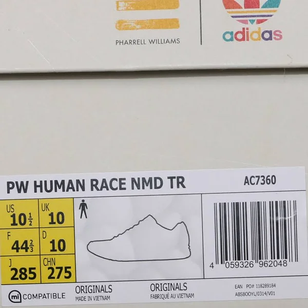 Adidas PW Human Race NMD Hiking Collection - Multi Color Marathon Running Shoes/Sneakers AC7360 (US Size 4.5)
