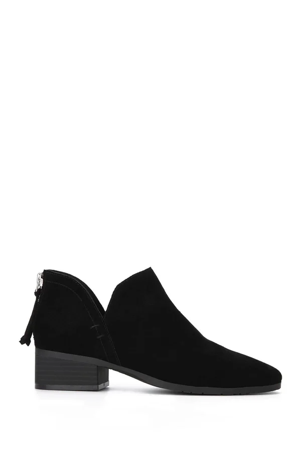 Kenneth Cole Reaction Women's Side Skip Booties - Black Suede