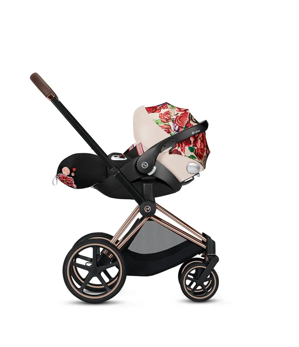 Cybex Cloud Q Infant Car Seat SensorSafe Spring Blossom Light