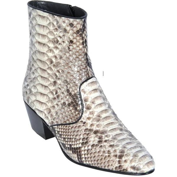 Mens Python Snakeskin Short Ankle Los Altos Boots - 12D