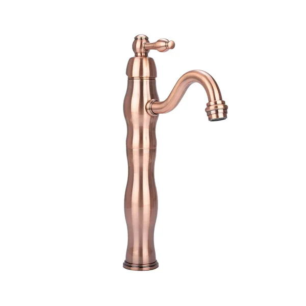 Copper Bathroom Vessel Sink Faucet - Single Handle One Hole Commercial Basin Mix