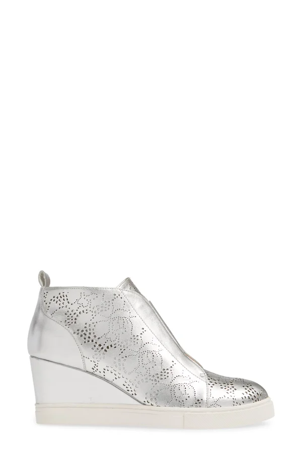 Women's Linea Paolo Felicia II Wedge Bootie Sapphire Suede - 5 M