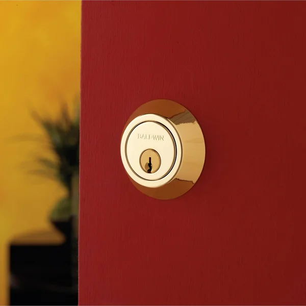Baldwin 8242 Contemporary Double Cylinder Deadbolt - Satin Nickel