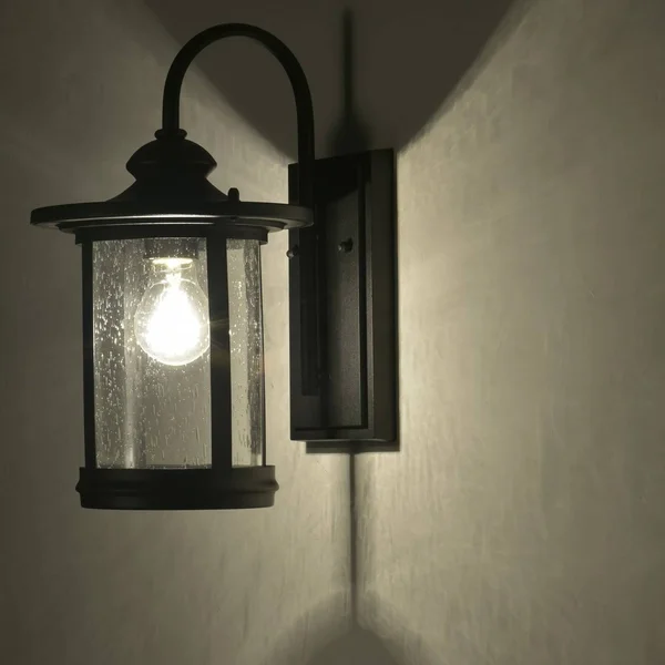 Chloe Cole Transitional 1 Light Textured Black Outdoor Wall Sconce 12x22 Height - CH22026BK13-OD1