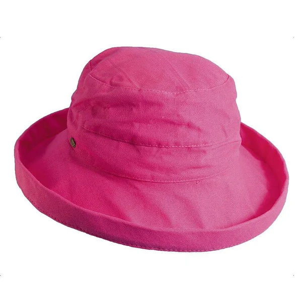 Scala 2.5x22 Brim Cotton Hat, Blue
