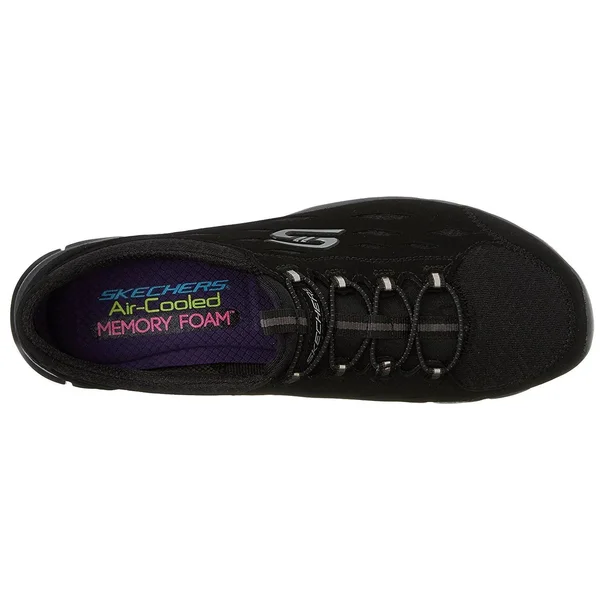 Skechers Women's Gratis-Full Circle Sneaker, Black, 9.5