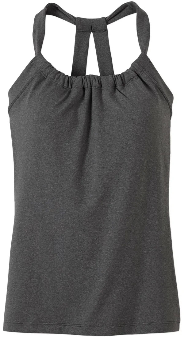 Women's Prana Quinn Chakara Top - Heather Grey