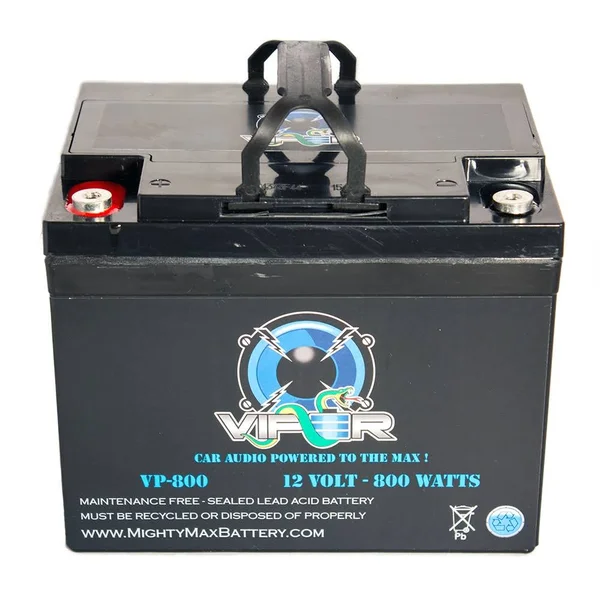 Viper Vp-800 12V 800 Watt Car Audio High Current Power Cell - Battery