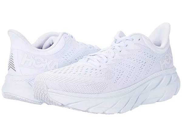 Hoka One One Clifton 7 &White, White& 7.5