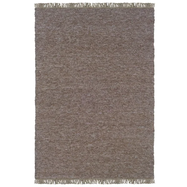 Linon Verginia Berber Brown & Blue Area Rug