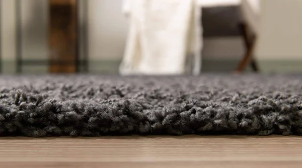 Solid Shag Rug 5x8 - Graphite Gray