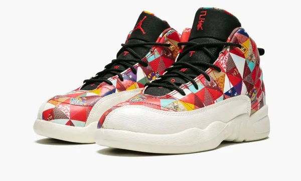 Nike Jordan 12 Retro CNY Little Kids& Shoe - True Red, 3