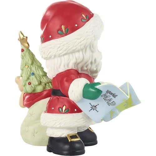 Precious Moments Joy to The Whole Wide World Annual Santa Figurine