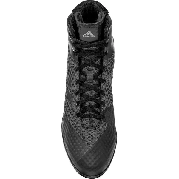 Adidas Mat Wizard 4 Wrestling Shoes (Carbon, Black)