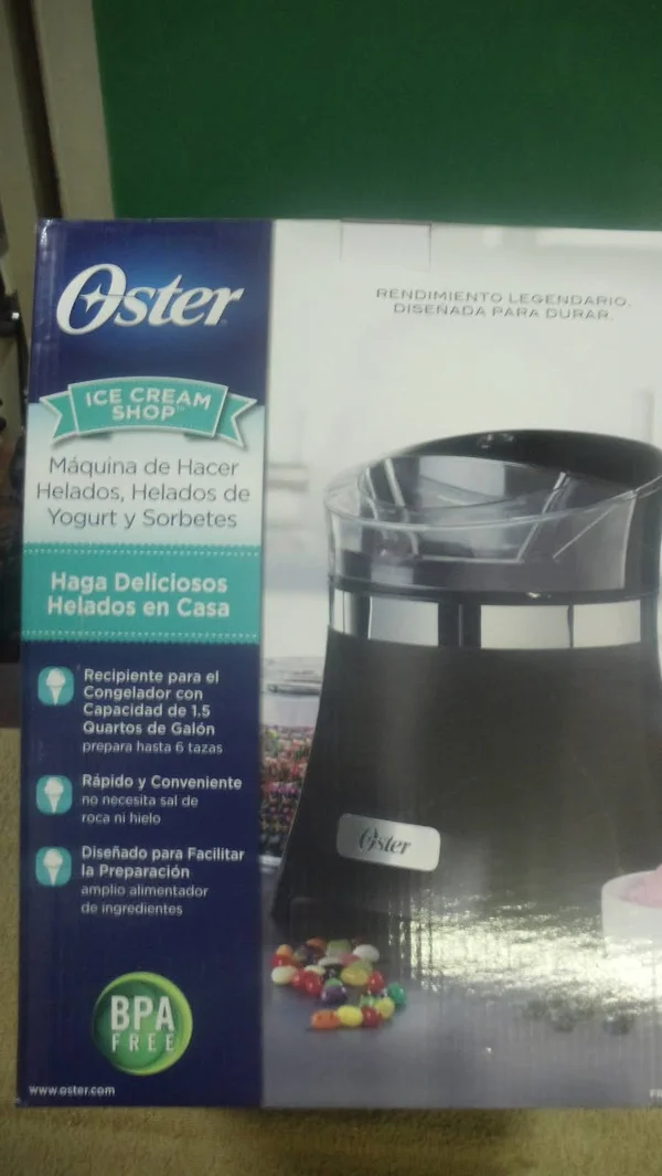 Oster Ice Cream - Frozen yogurt - & Sorbet Maker