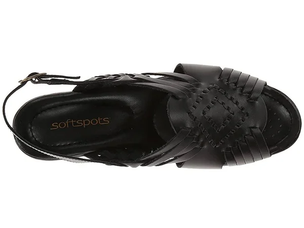 Softspots Women's Tela - Size: 9.5, Black