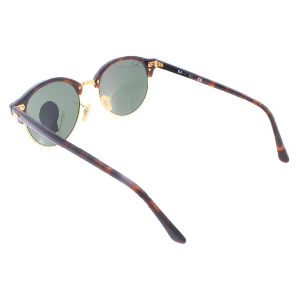 Ray-Ban CLUBROUND RB4246 Round Sunglasses For Unisex - 51-19-145, 990-RED HAVANA