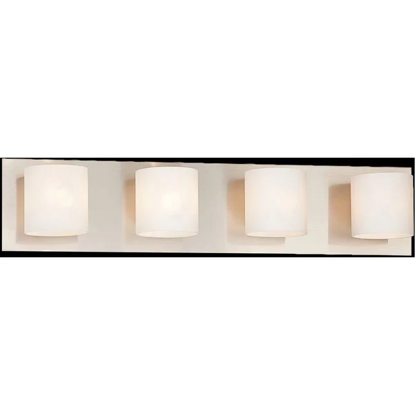 Eurofase 20380-014 Geos 4-Light Bathbar - Satin Nickel