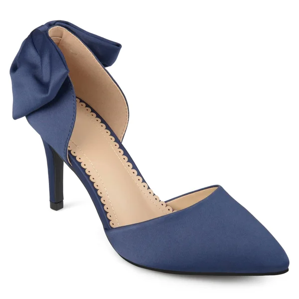 Journee Collection Women's &Tanzi& Bow Pointed Toe D&Orsay Pumps 10