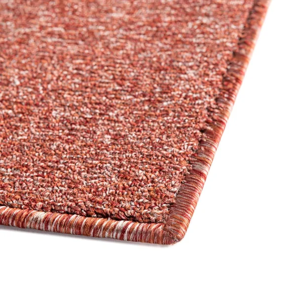 Unique Loom Everyday Shag Plush Area Rug 2' 6 x 10' Runner in Rust Red