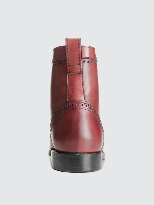 Men's Allen Edmonds Dalton Wingtip Boot 3180220 - 11.5 D - Oxblood