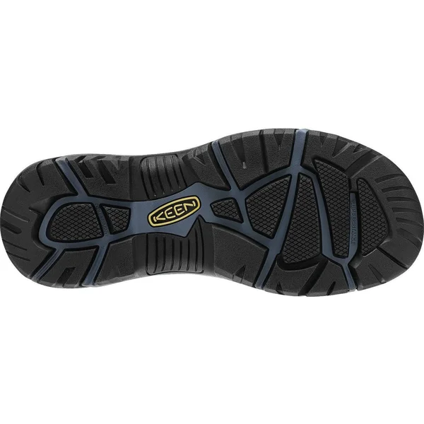 Keen Men's Waterproof Steel Toe Boots Braddock Al Mid, 12, Bison/Ensign Blue